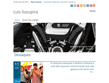 Tablet Screenshot of luissucupira.com.br